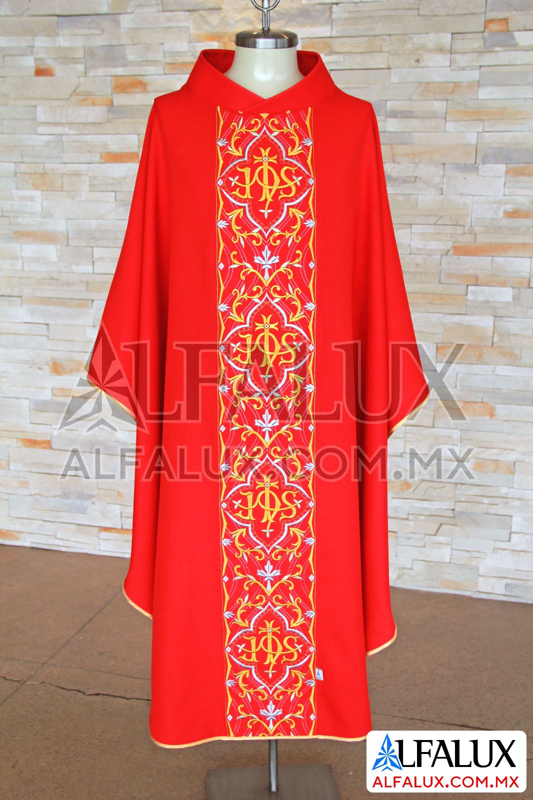 26 REDENTOR  Casulla Alfalux Central Rojo 05 (2)